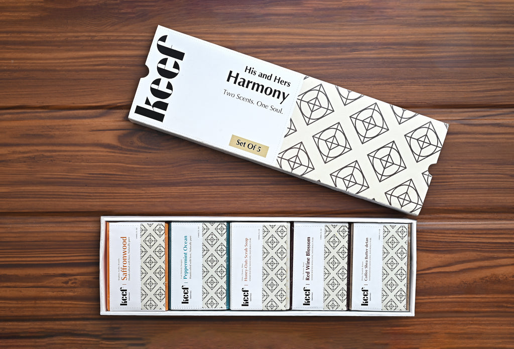 Keef 'His & Hers Harmony' - Signature 5-in-1 Soap Gift Set