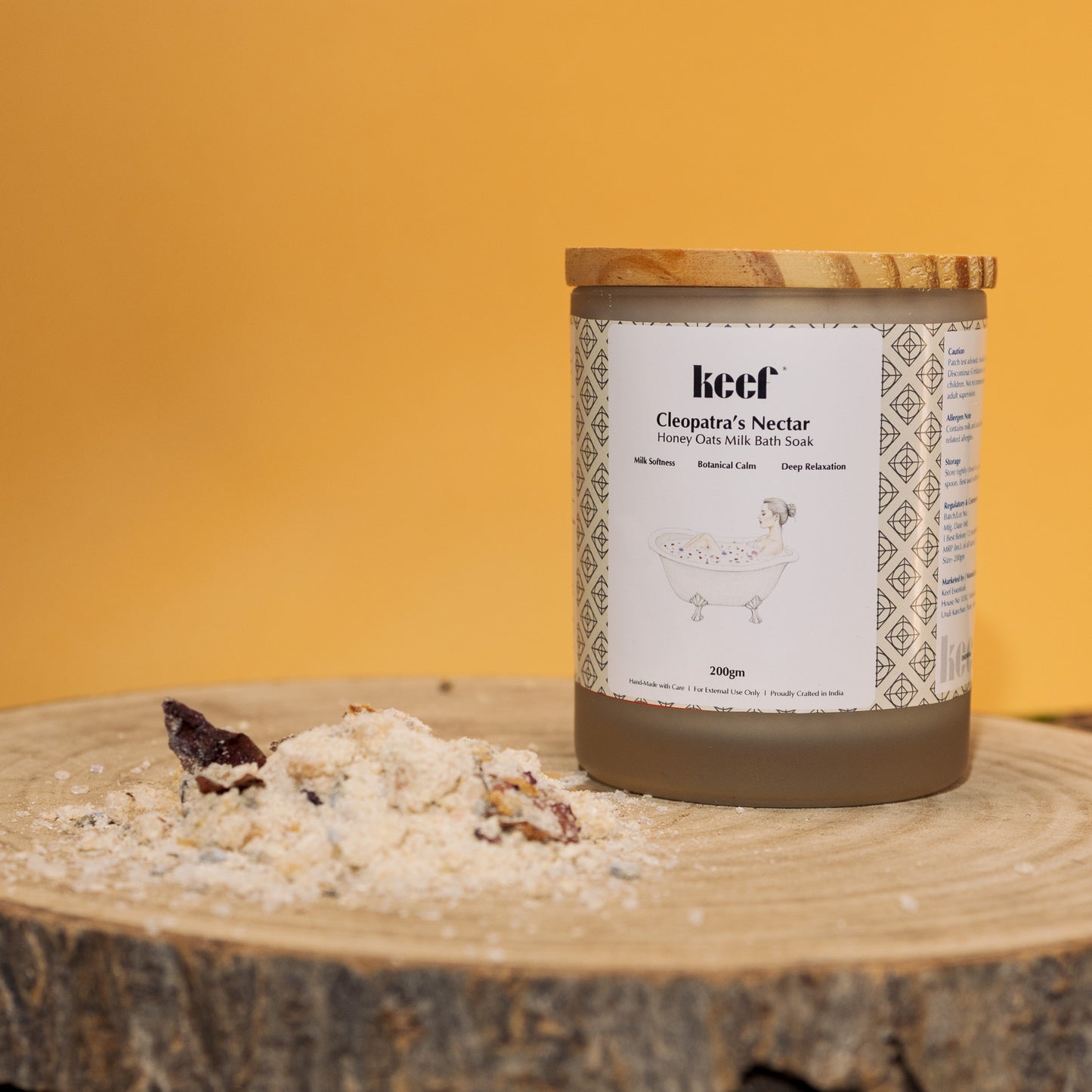 Keef Cleopatra’s Nectar – Honey Oats Milk Bath Soak