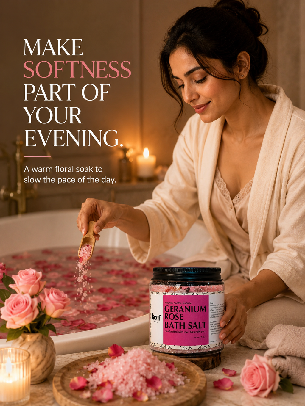 Geranium Rose Bath Salt