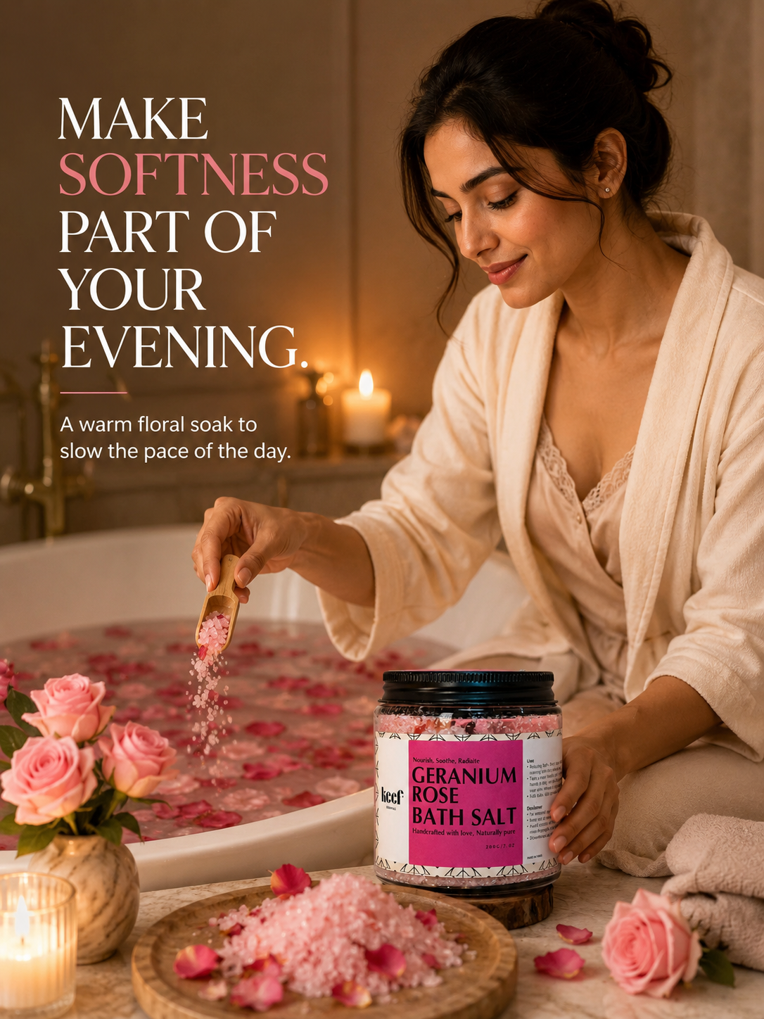 Geranium Rose Bath Salt