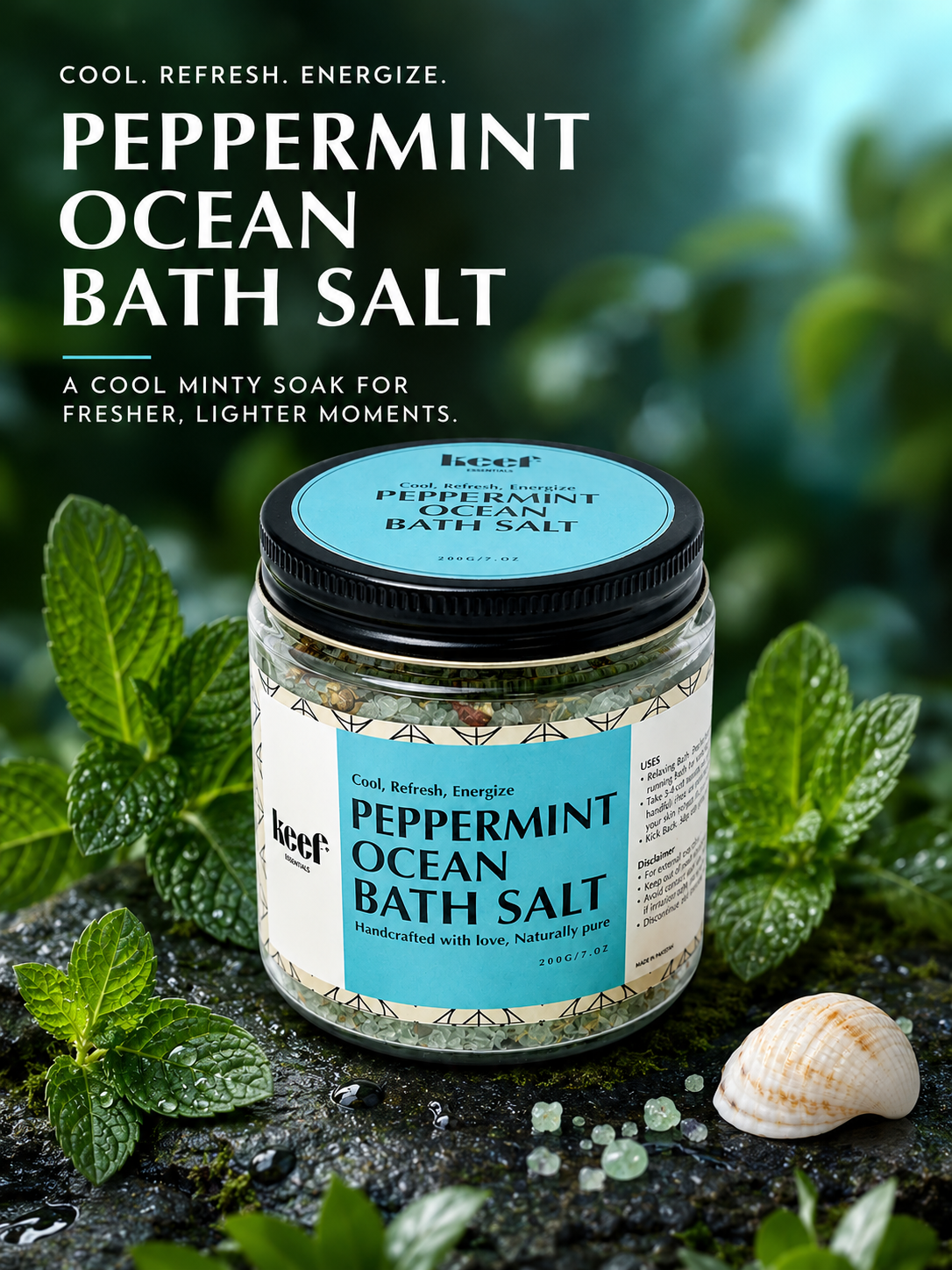 Peppermint Ocean Bath Salt