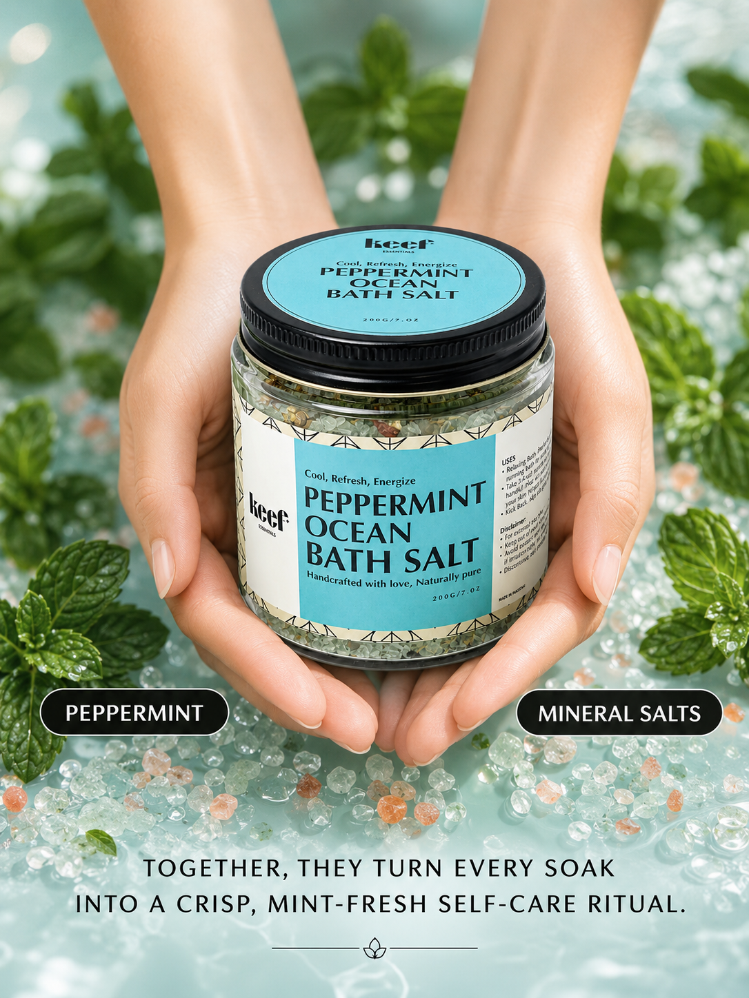 Peppermint Ocean Bath Salt