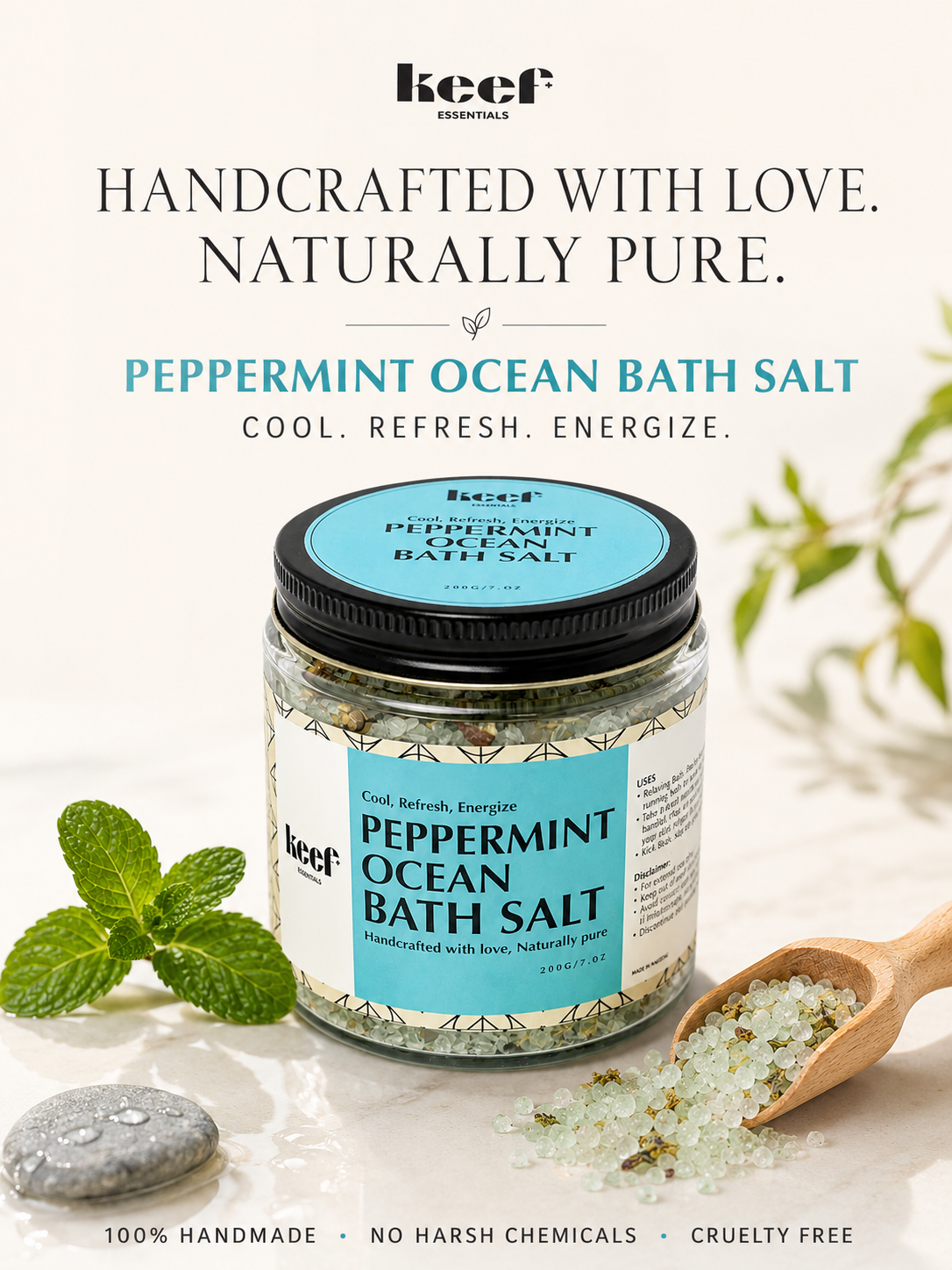 Peppermint Ocean Bath Salt